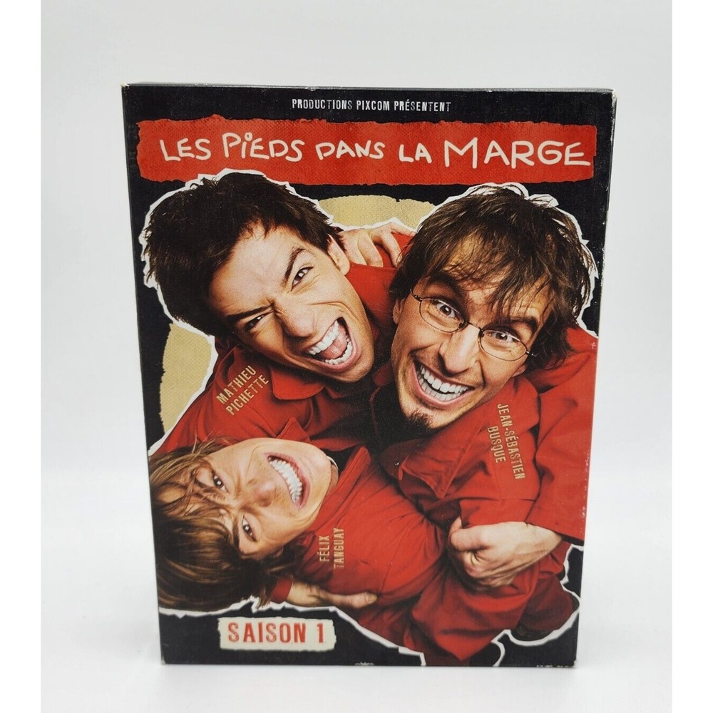 Les Pieds Dans La Marge Saison 1 DVD 2006 Série Québécoise CIB Tested VG‎